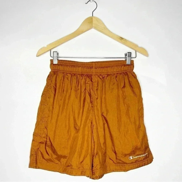 Champion Reverse Weave X Athletic Shorts Bronze Orange Size Small - Picture 5 of 6